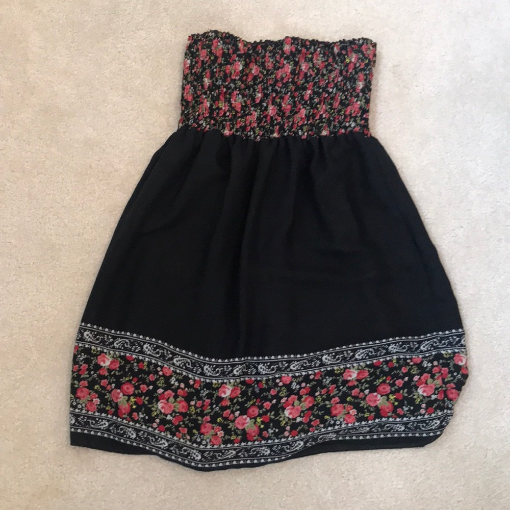 Reversible strapless dress